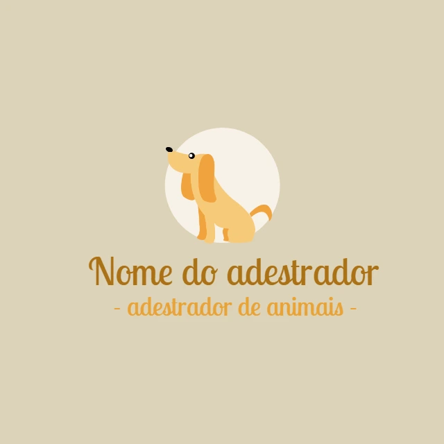 Logo Profissional para Adestrador de Cães para Editar Online
