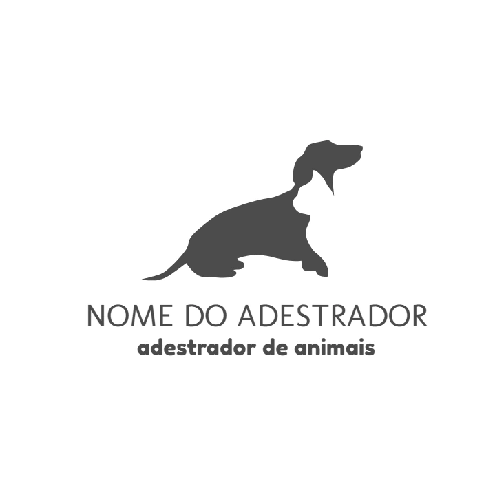 Logo para Adestrador de Animais Editável | Cão e Gato