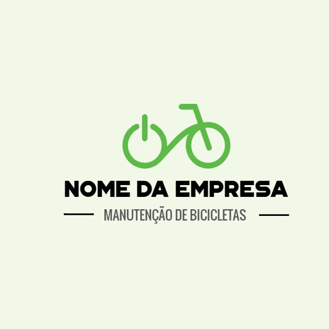 Logotipo Editável para Oficina de Bicicleta para Editar