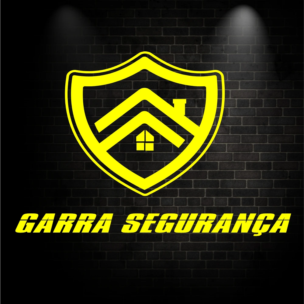 Logo de Segurança com Escudo e Casa para Editar Online