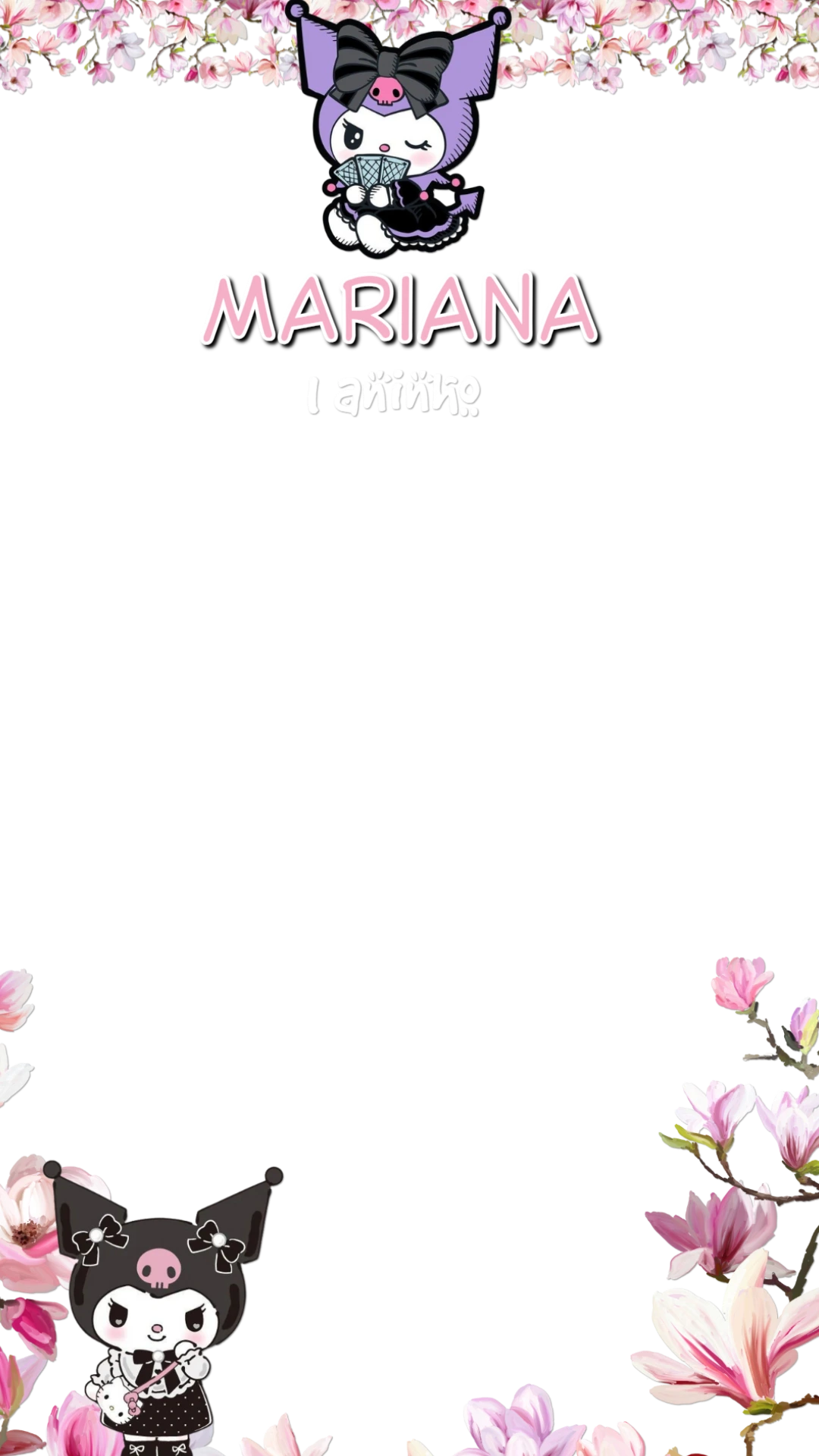 Filtro Stories Aniversário Kuromi para Editar Online