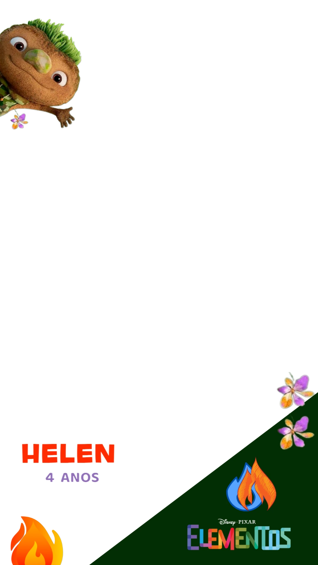 Moldura para Stories Aniversário Elementos para Editar Online