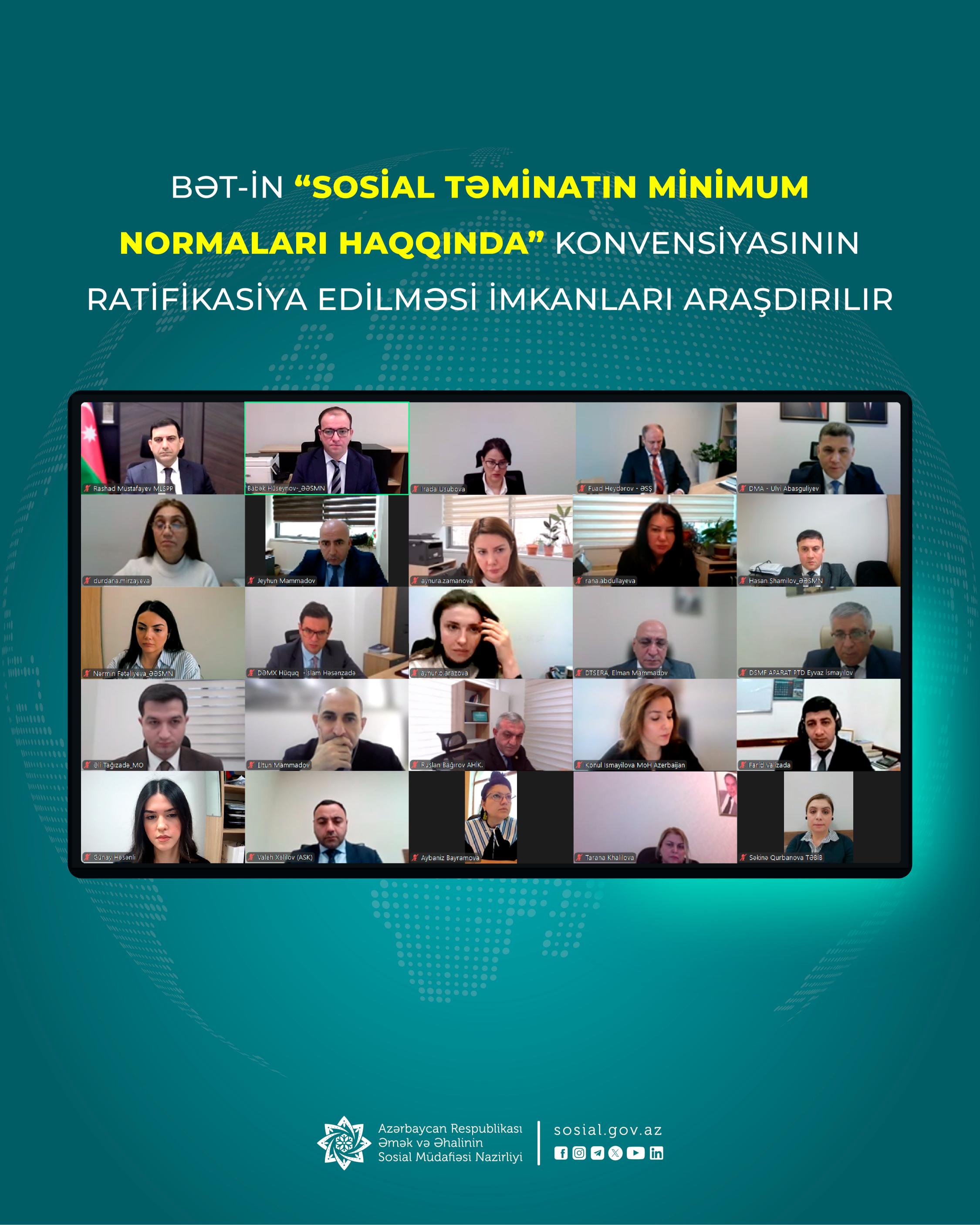 BƏT-in daha bir Konvensiyasının ratifikasiya  edilməsi imkanları araşdırılır