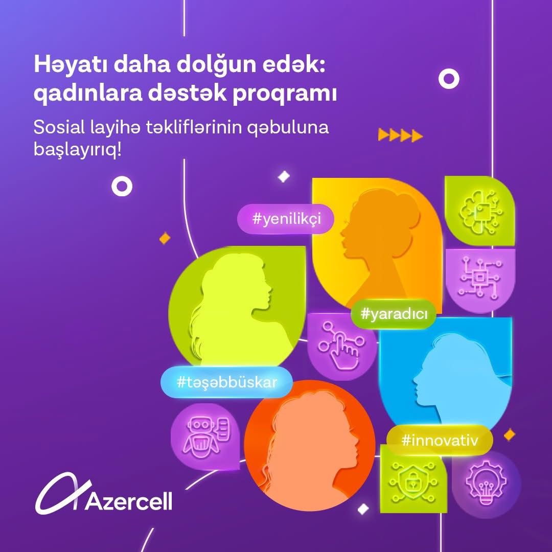Mobil operator sosial layihə təkliflərini qəbul edir