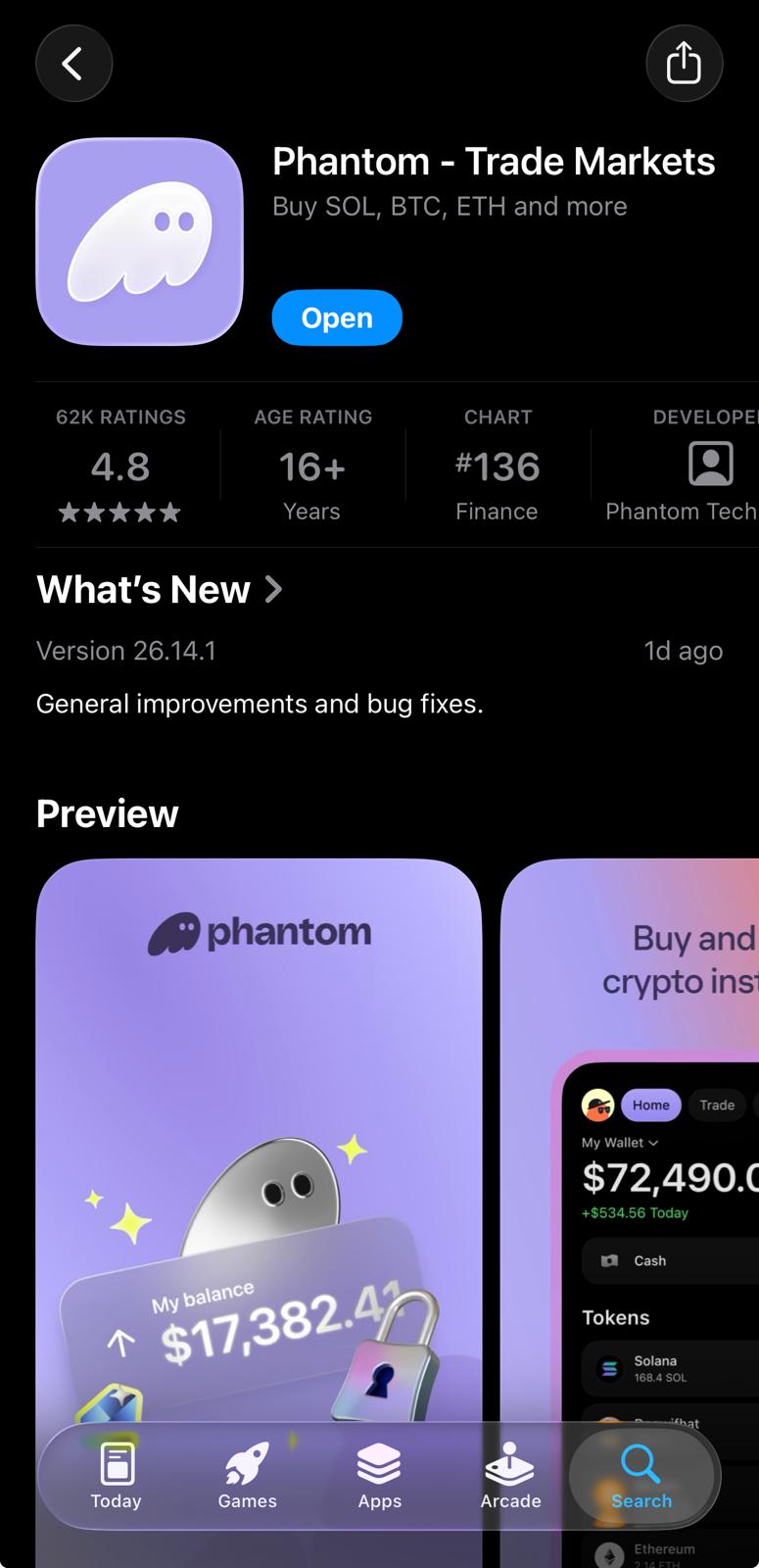 Phantom app
