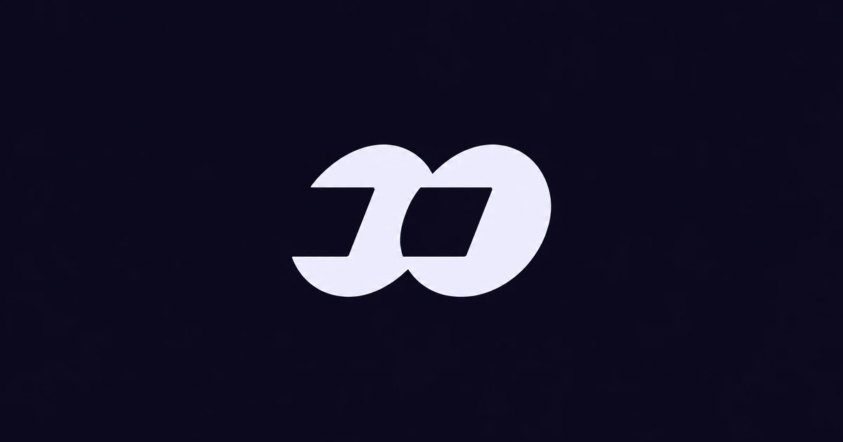 Fomo logo centered on a dark indigo background