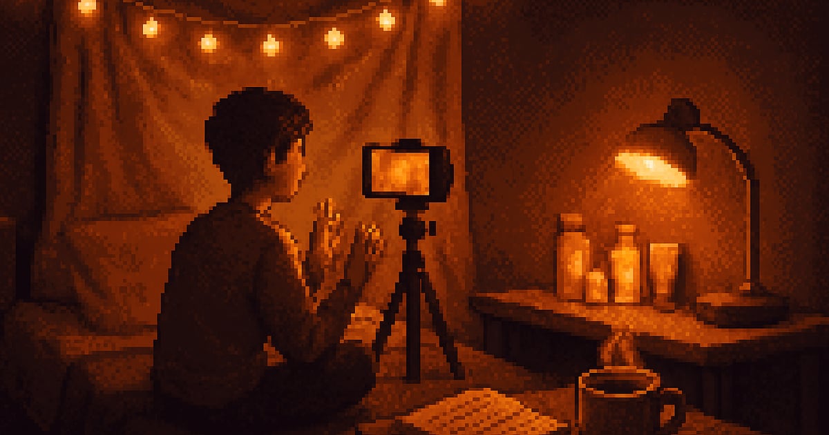 UGC Filming at Night Without Pro Lights