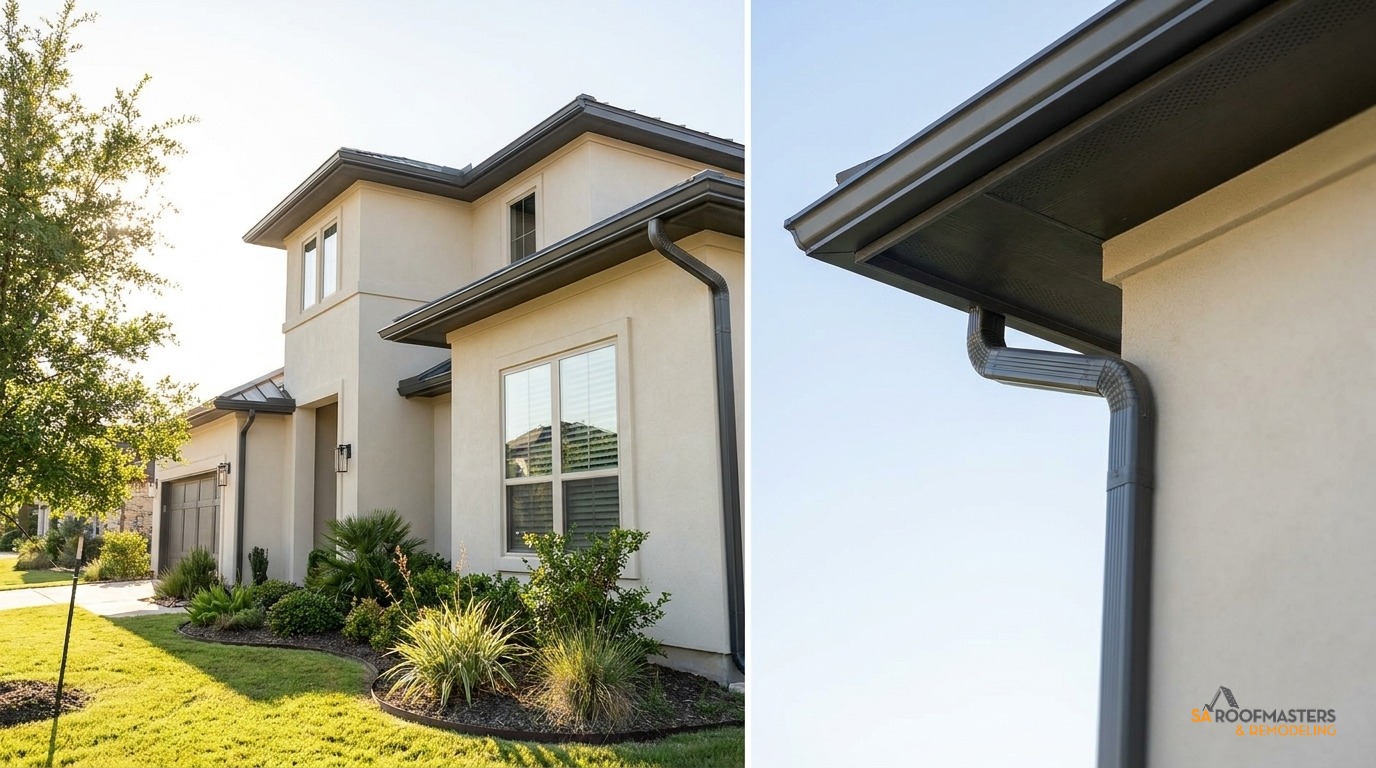 Home exterior after an HOA-compliant roof replacement by SA Roofmasters