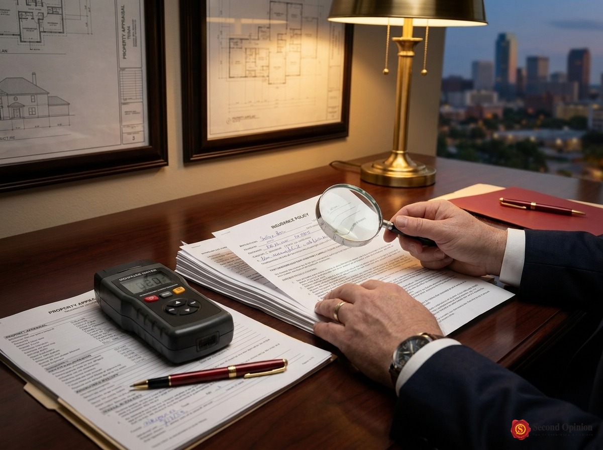 Detailed evidence assembly and replacement cost data documents