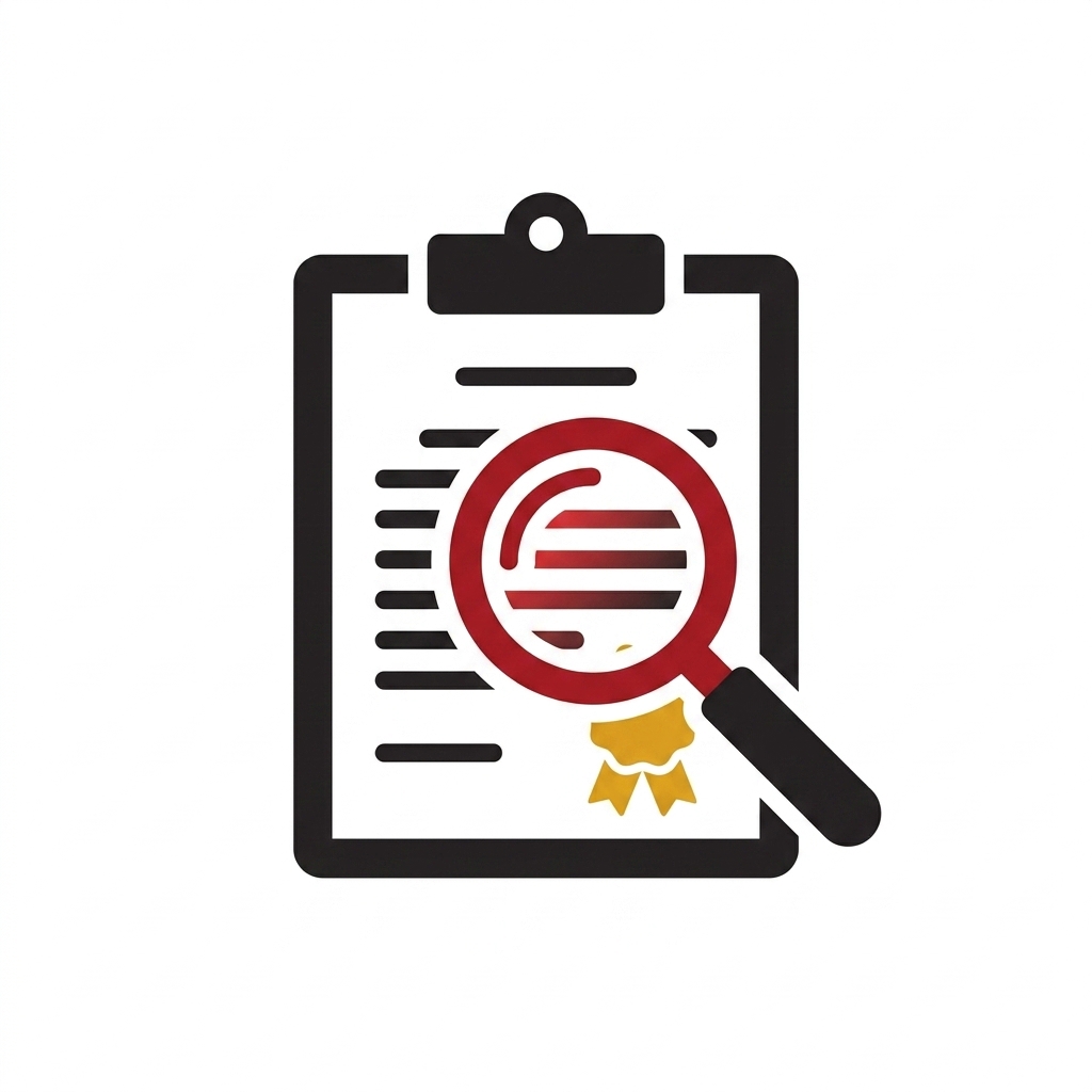Clipboard icon for policy review