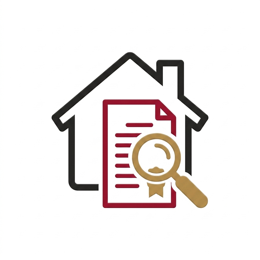House document icon for damage assessment