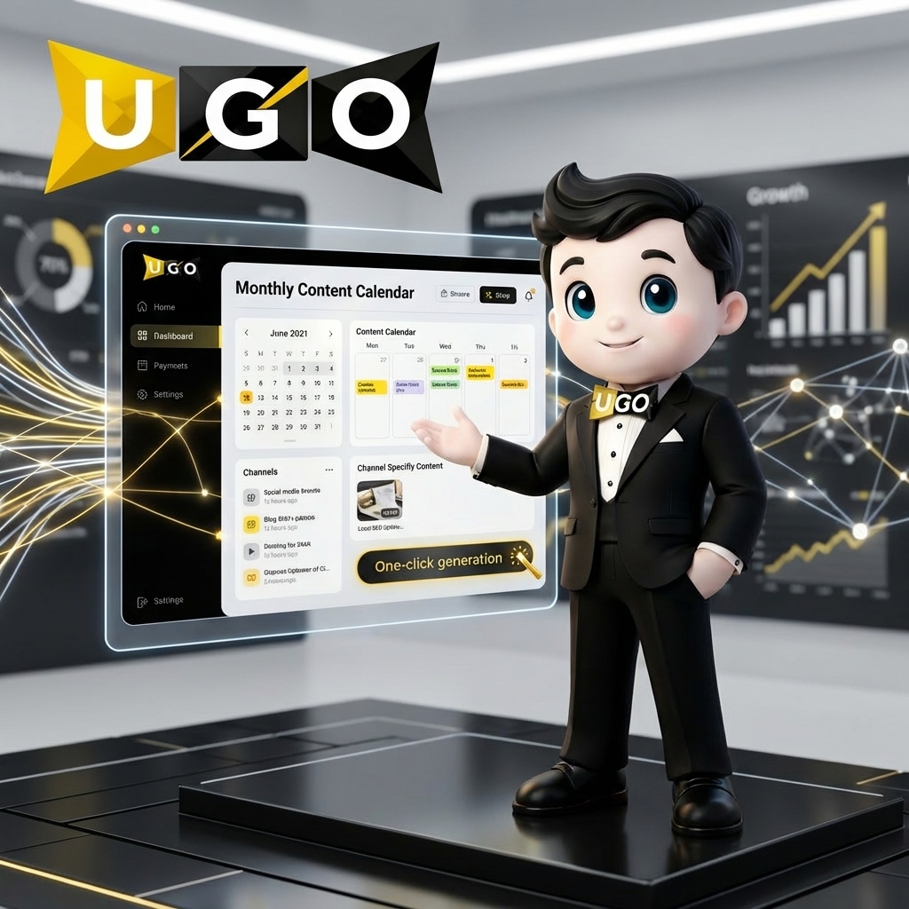 UGO brand consistency engine — learns your voice and visual identity from your website