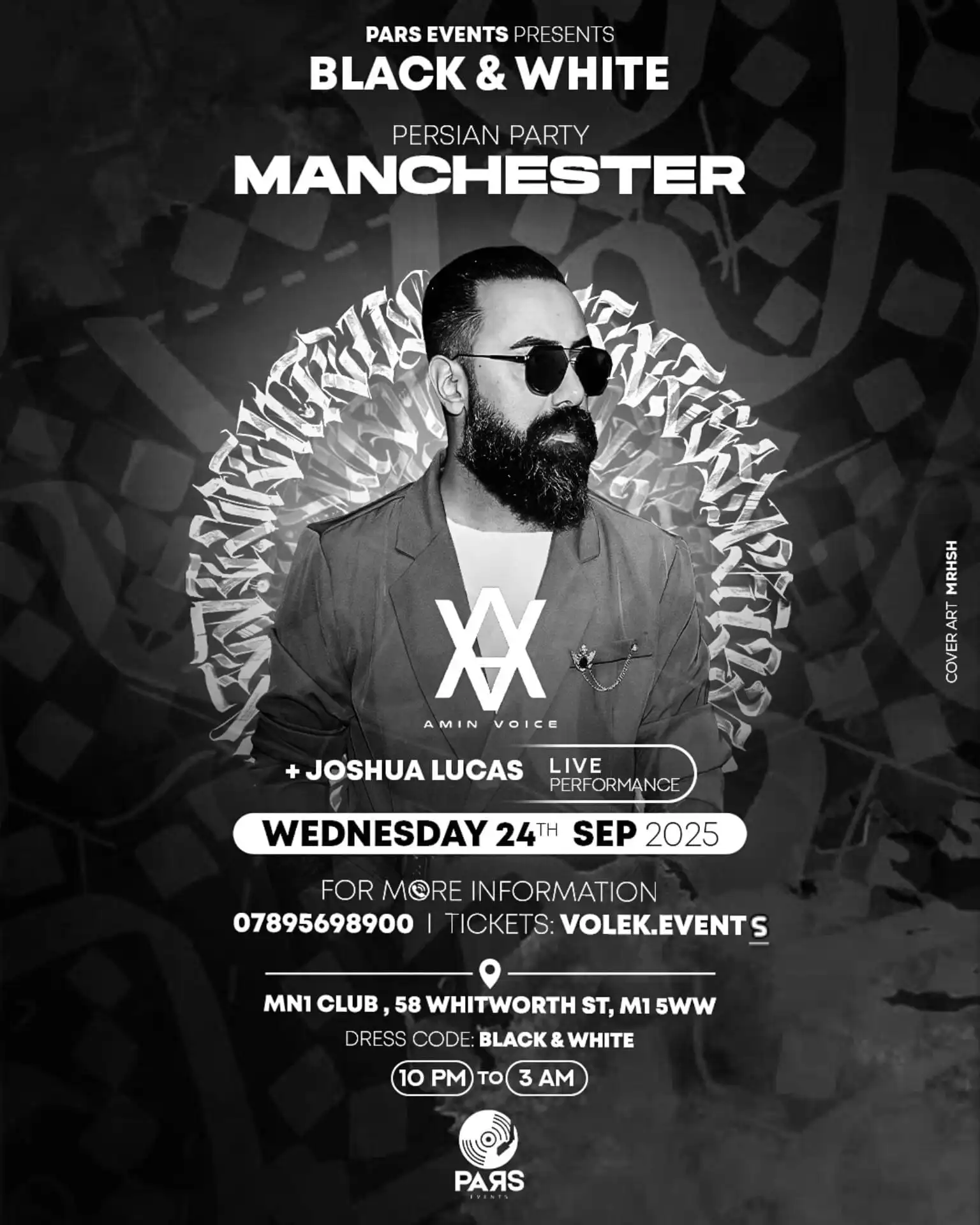 Black & White Persian Party in Manchester