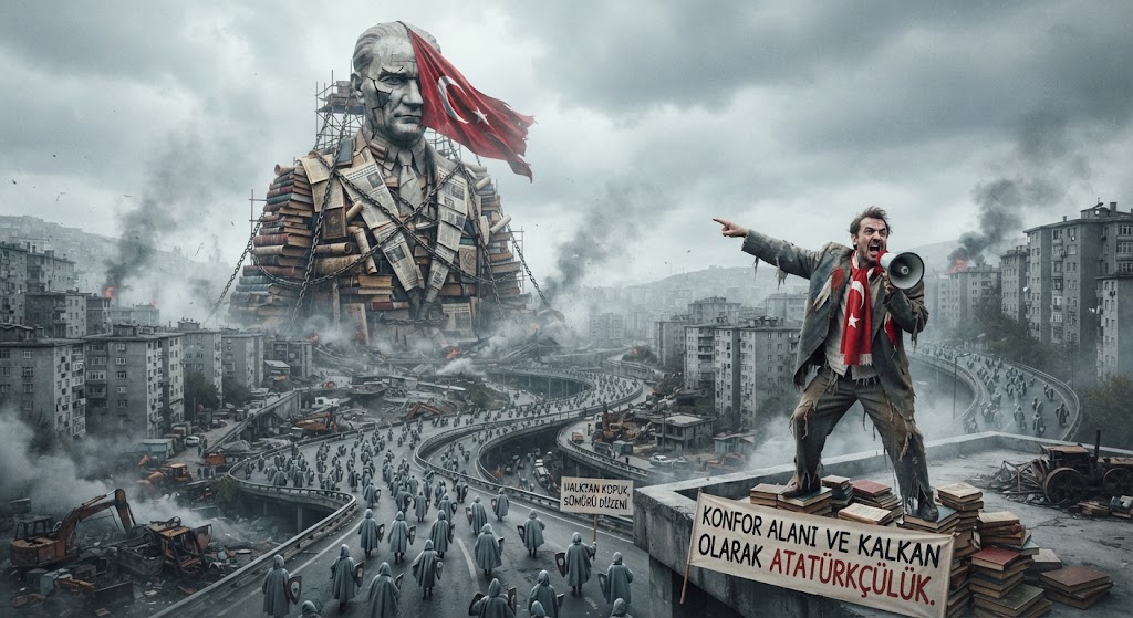 İstismarın En Konformist Hali: Atatürk'ü Kalkan Yapan "Sol" Maskeliler