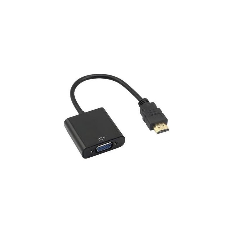Equip Adapt, HDMI (M) - VGA (F) + Audio