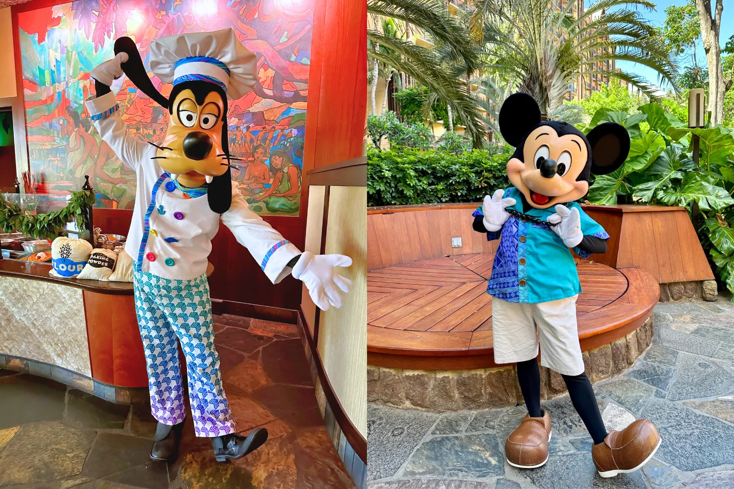 アウラニ内で会えるディズニーキャラクター