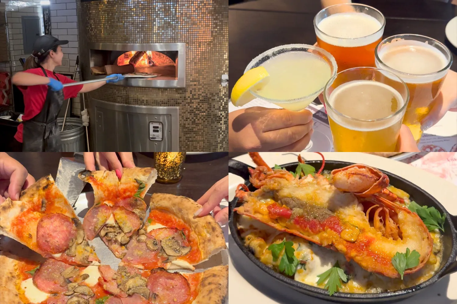 Italian Salami $16 (左下), Lobster Mac＆Cheese $45 (右下)