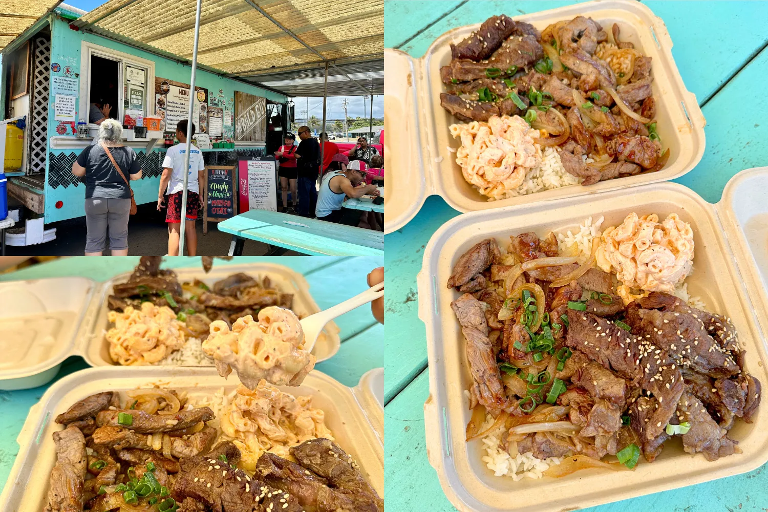 Combos $25 (Braised Boneless Kalbi Beef, Chopped Steak)