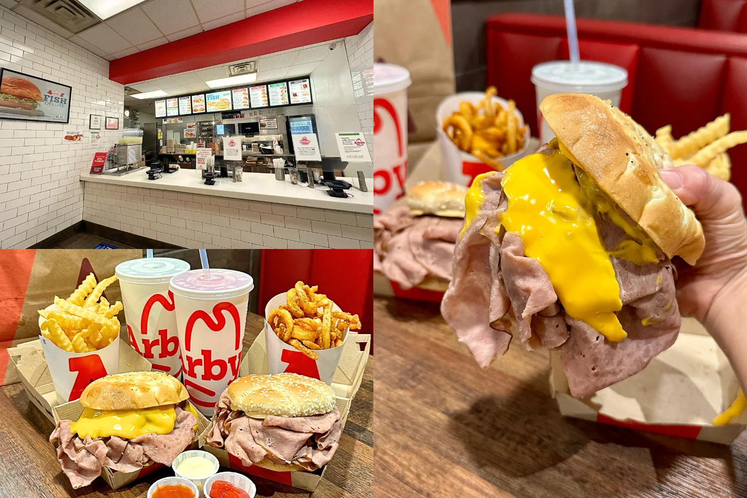 Beef’n Cheddar/Half Pound (Meal) $15.69
