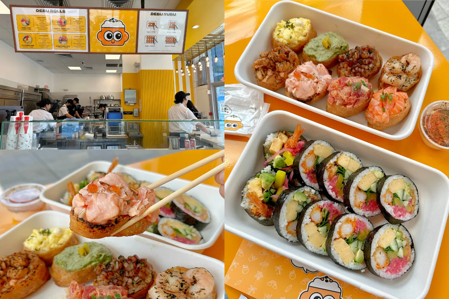 Debu Yubu 8 pacs $22.56, Debu Roll $11.89