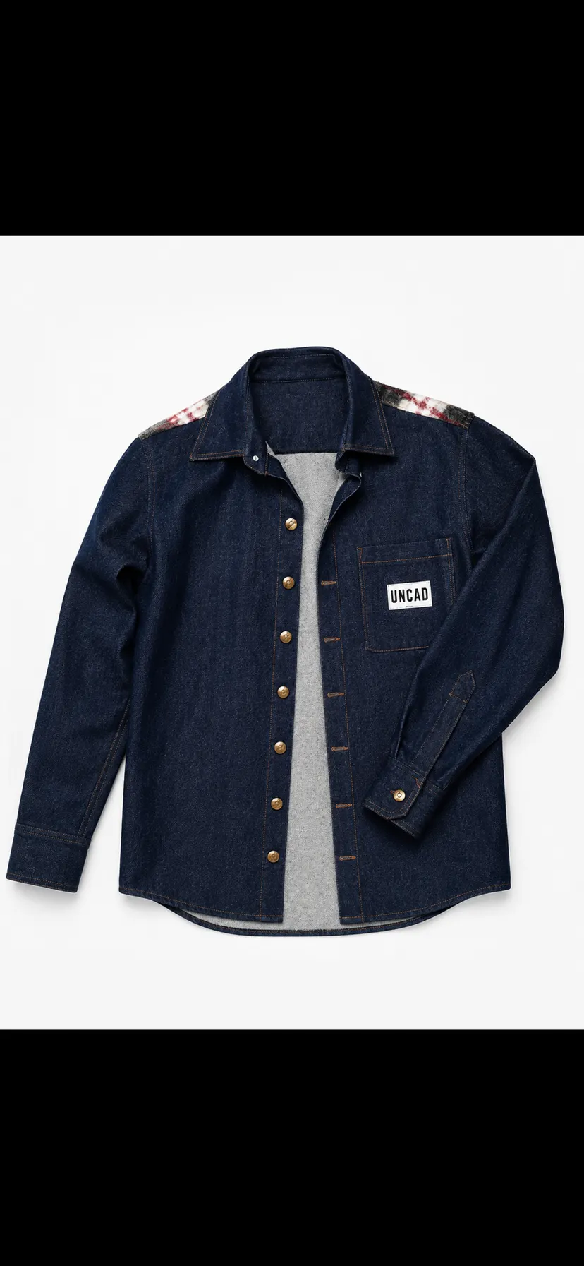 Chemise en jean à empiècement — Brut