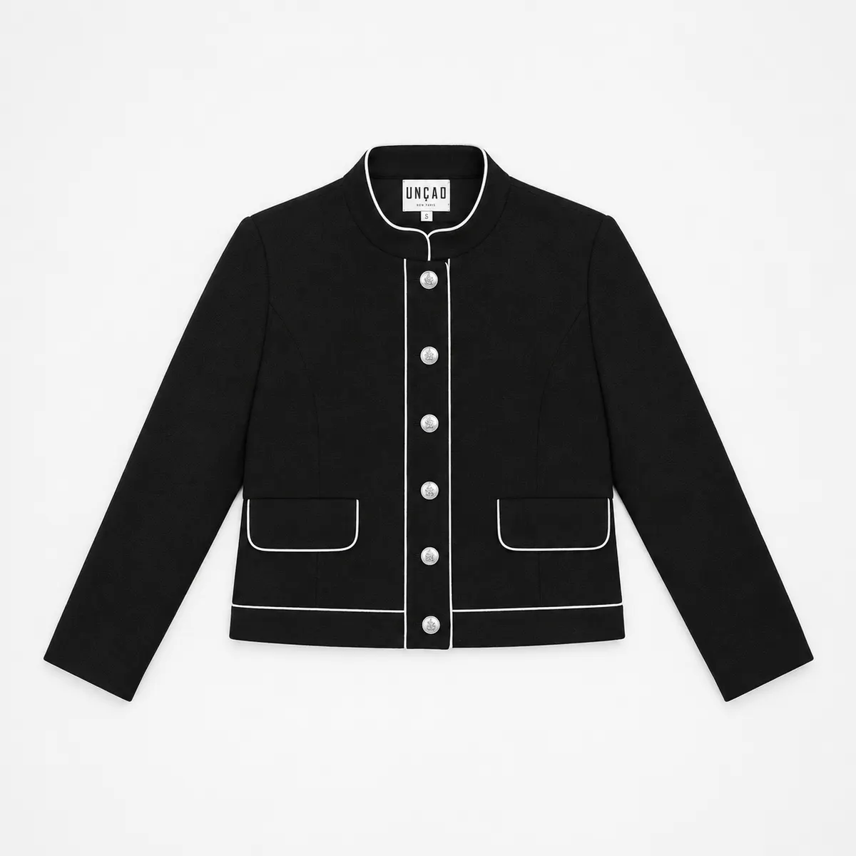 Veste Passepoil — Noir