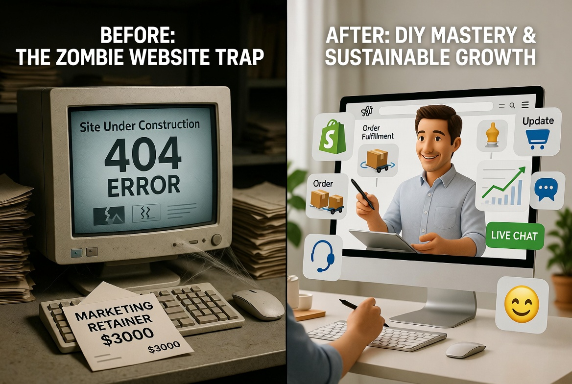 The "Zombie Website" Trap: Why DIY Mastery is Your Business's Secret Weapon