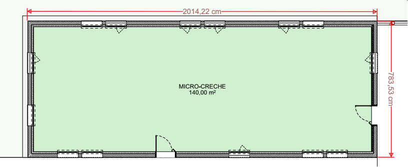 Location pure Local commercial 140 m² Dampmart - 3