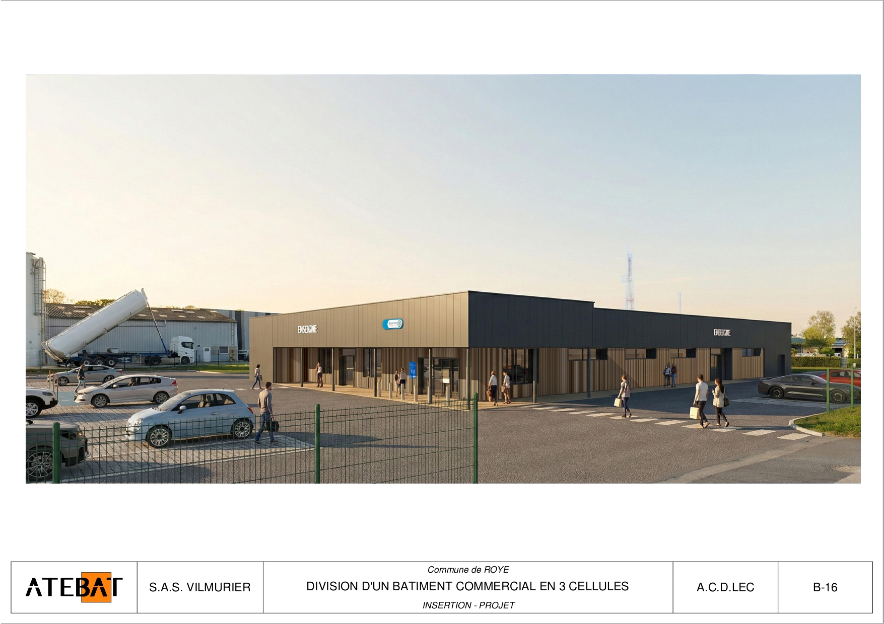 Location pure Local commercial 810 m² Roye