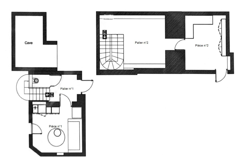 Location pure Local commercial 160 m² Paris - 3