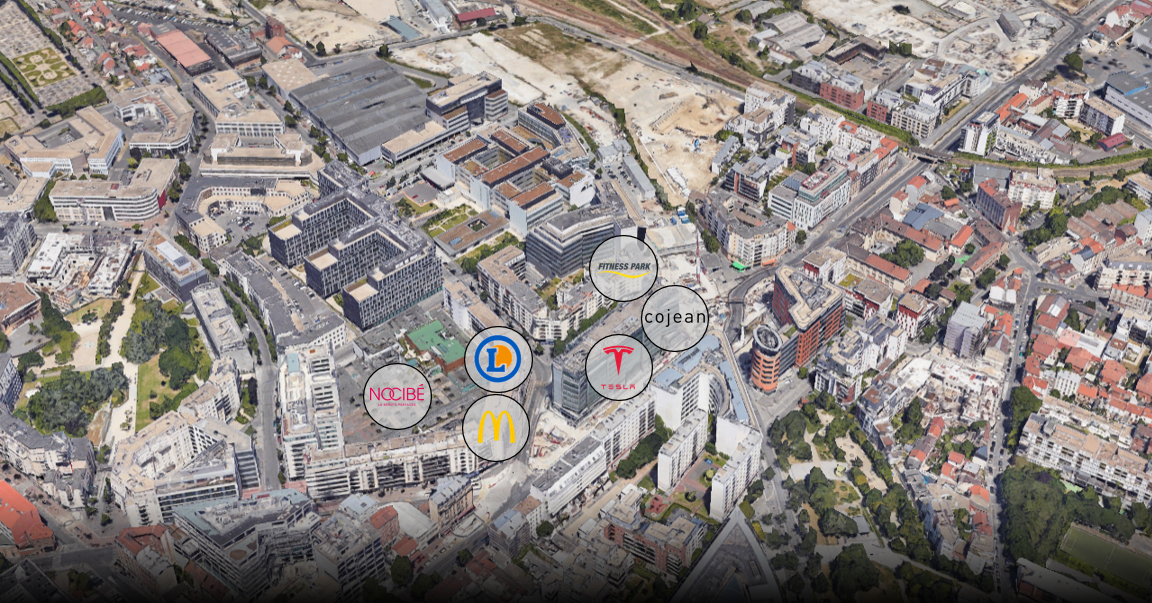 Location pure Local commercial 1 360 m² Clichy