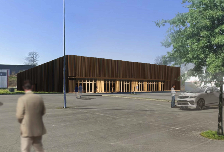 Location pure Local commercial 645 m² Taden