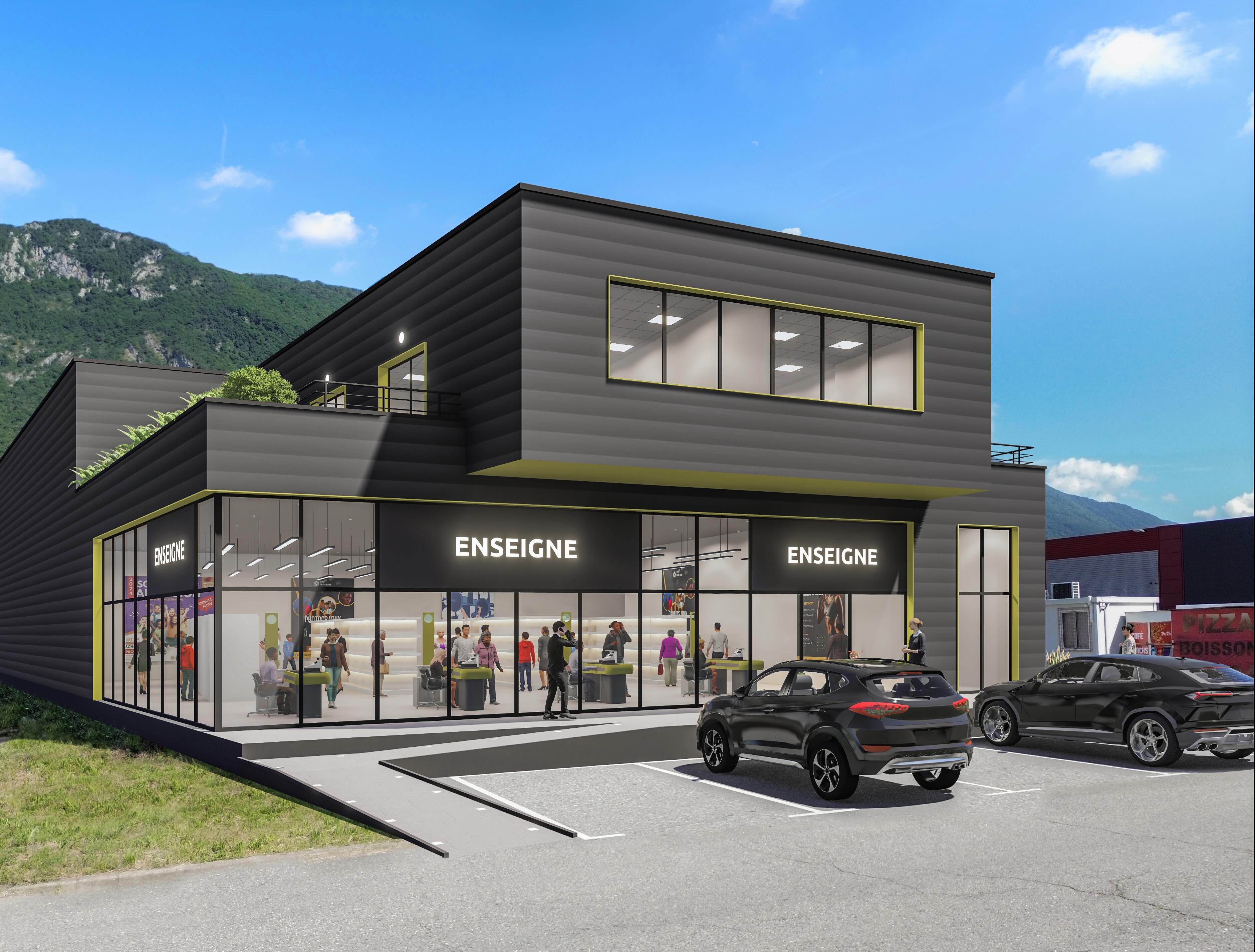 Location pure Local commercial 345 m² Arbin