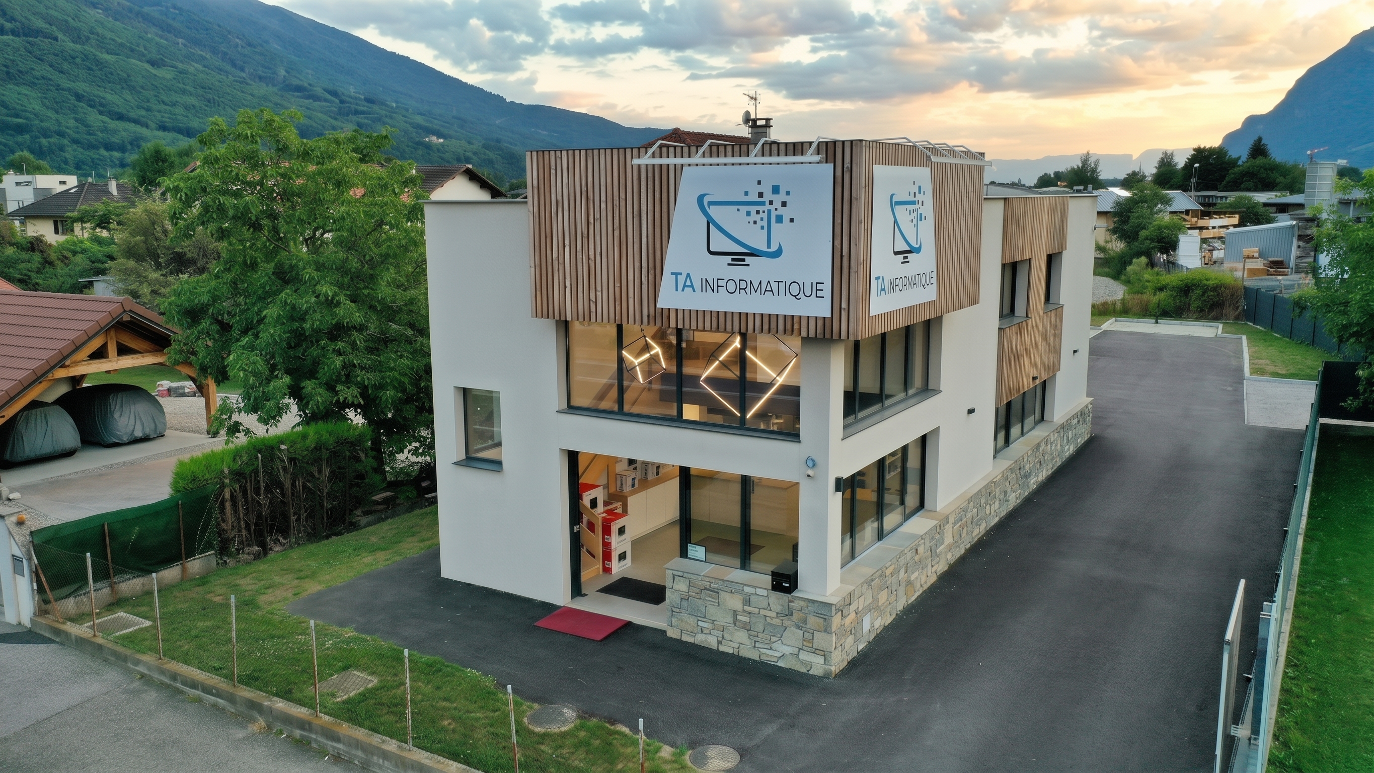 Location pure Local commercial 200 m² Albertville