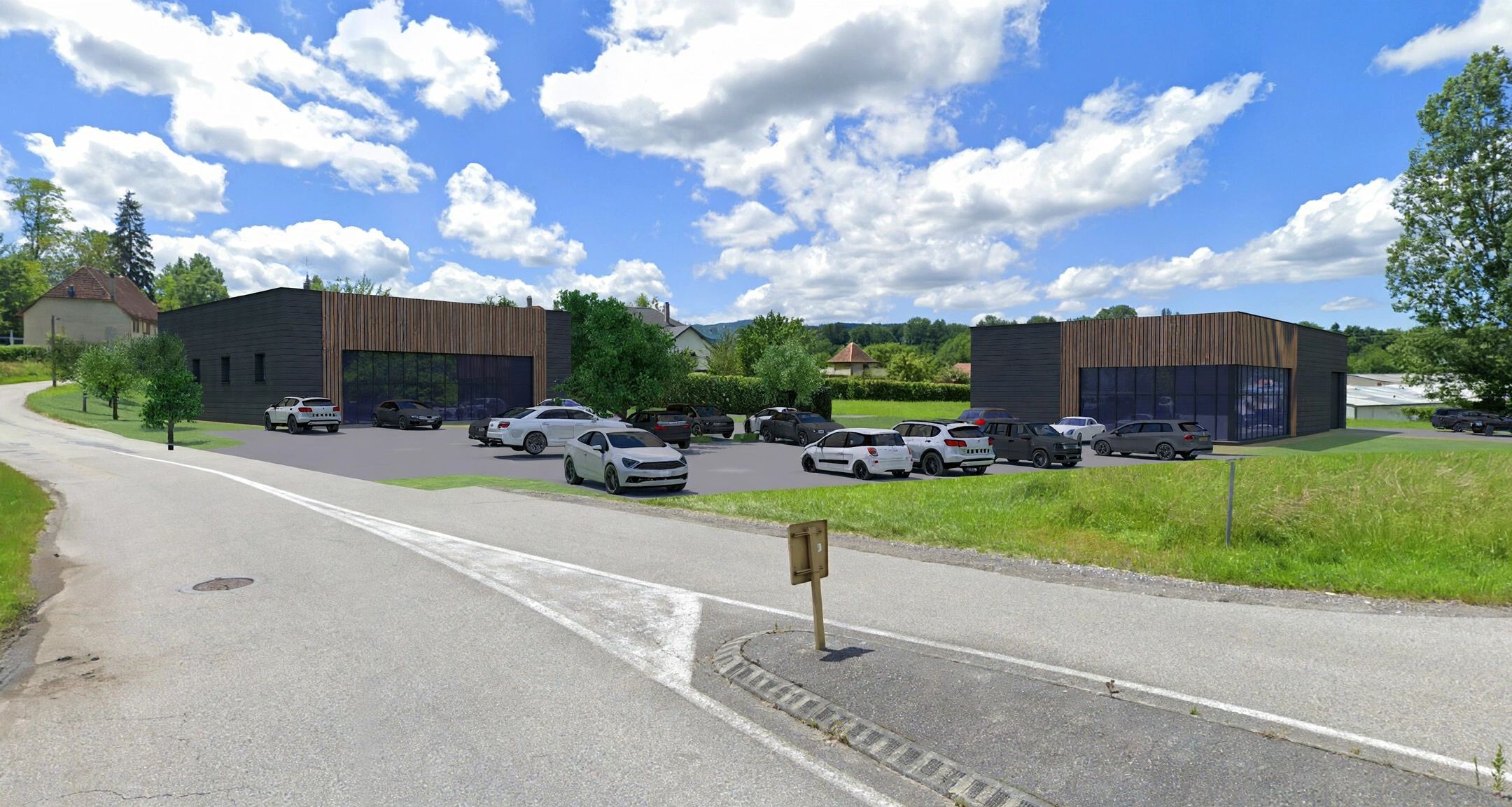 Location pure Local commercial 1 398 m² Domessin - 2