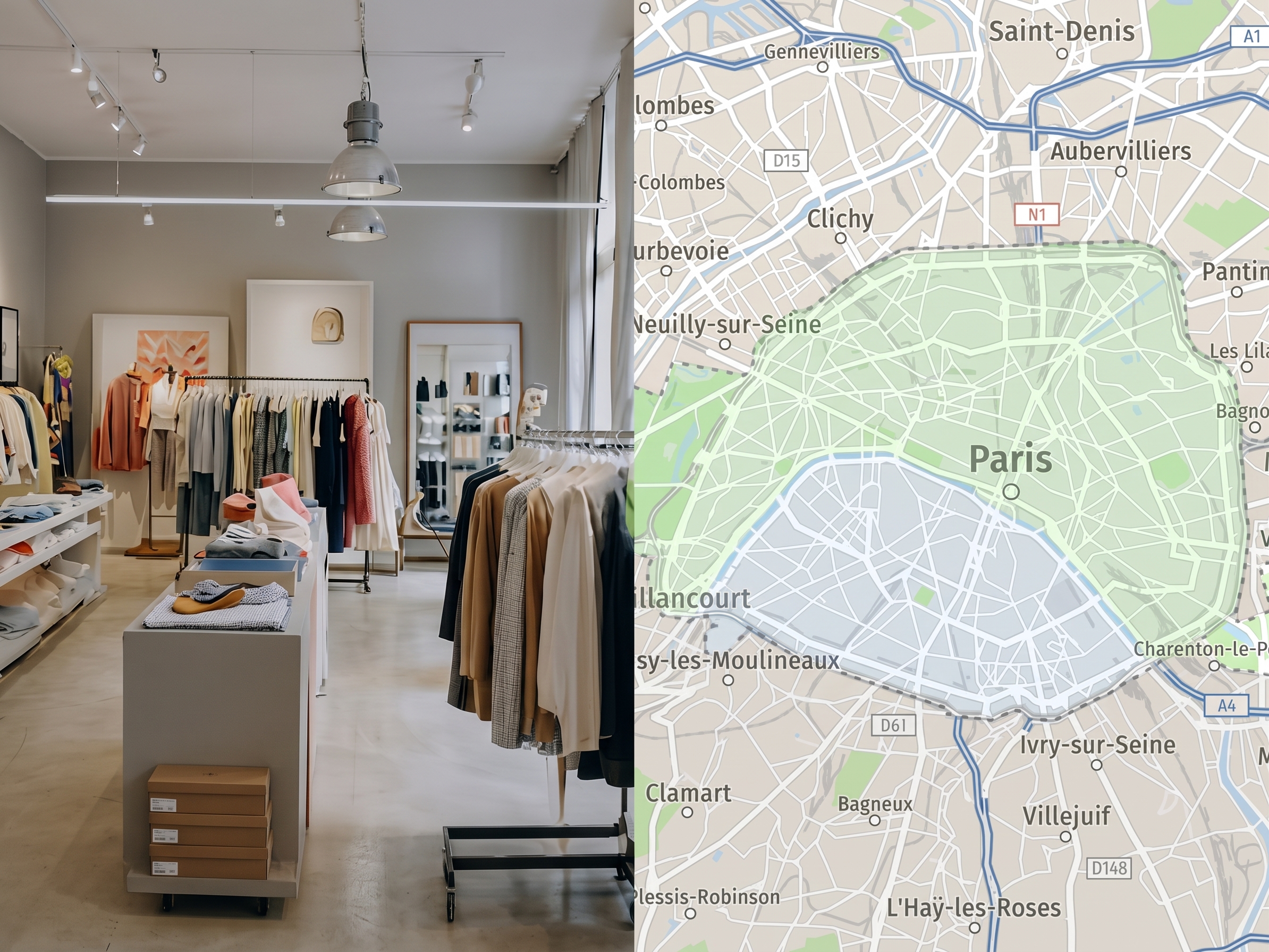 Location pure Local commercial 104 m² Paris - 4