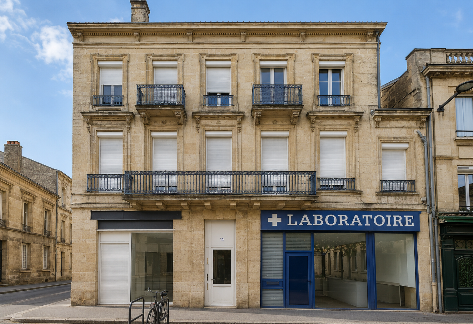 Location pure Local commercial 200 m² Bordeaux