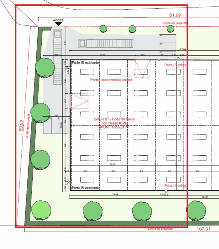 Location Entrepôt 1 325 m² Carpiquet - 5