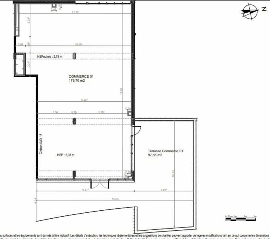 Location pure Local commercial 178 m² Fleury-sur-Orne - 5