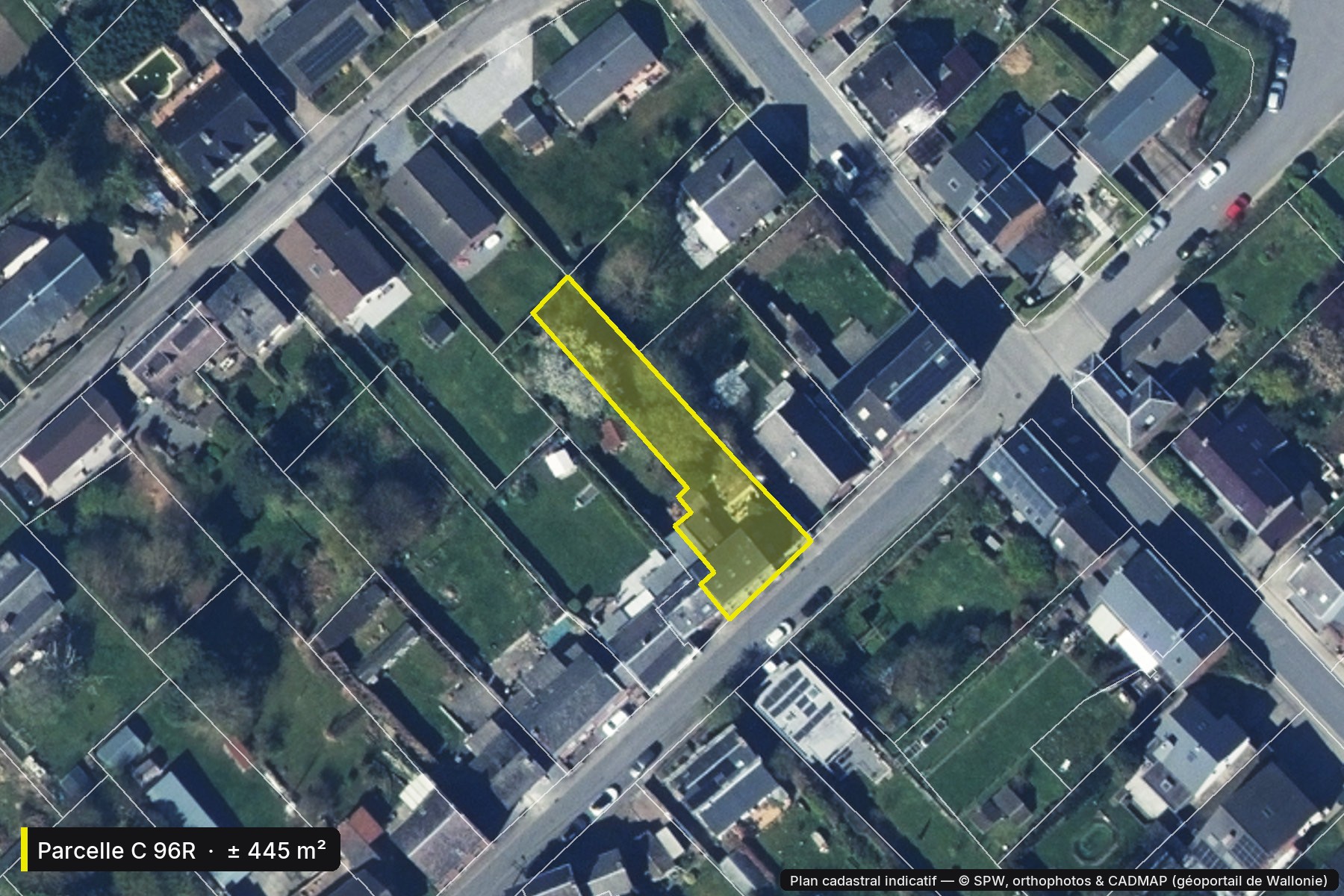 Plan de parcelle