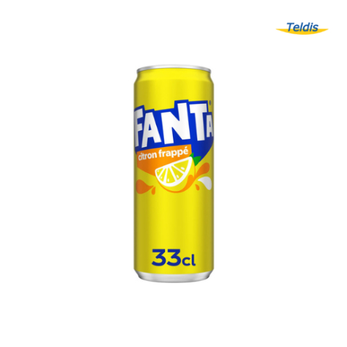 Photo du produit Fanta citron 33cl, non contractuelle