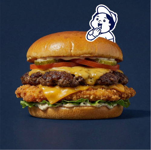 Photo du produit Formule Middle Burger, non contractuelle