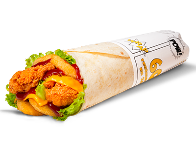 Photo du produit Wraps Le Crispy Épicé 🔥, non contractuelle