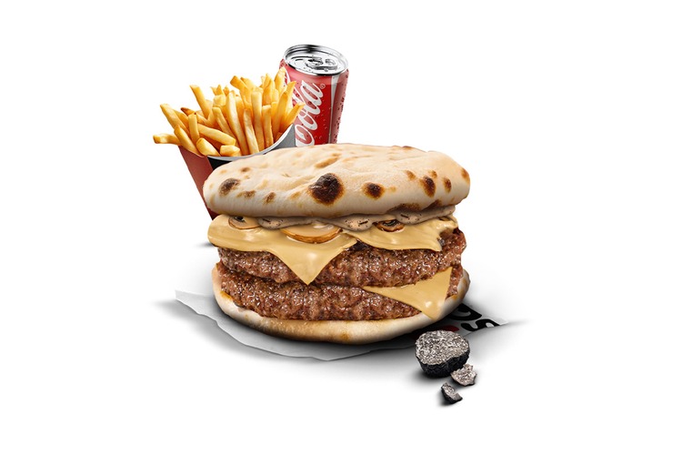 Photo du produit Menu Naan Truffe & Steak, non contractuelle