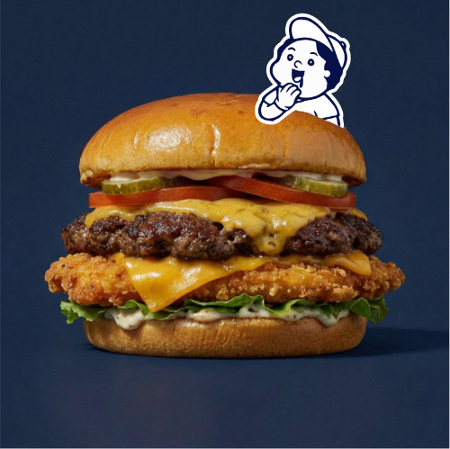 Photo du produit Middle Burger, non contractuelle