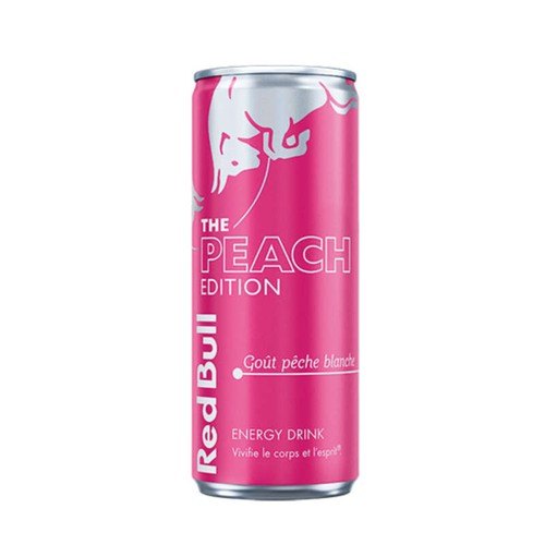 Photo du produit Red Bull pêche blanche 25cl, non contractuelle