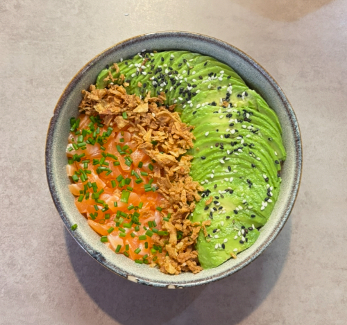 Photo du produit Riz tartare saumon avocat, non contractuelle