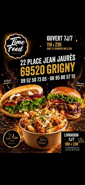 Photo de couverture de Time Food Grigny-sur-Rhône