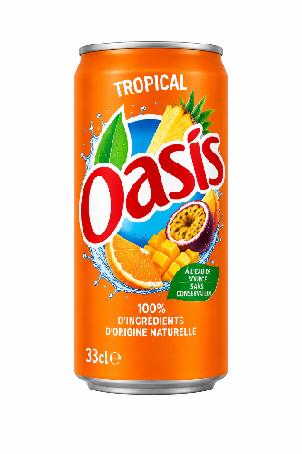 Photo du produit Oasis Tropical 33 cl, non contractuelle