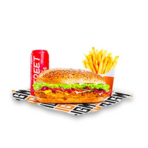 Photo du produit Menu Long Chicken Bacon M, non contractuelle